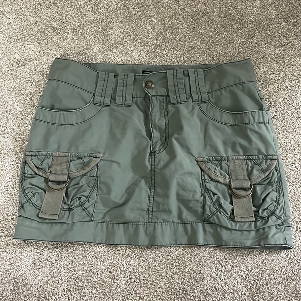 American Eagle cargo mini skirt